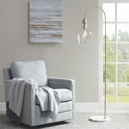 Hampton Hill Gold Auburn Floor Lamp MP154-0200